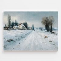 Snowfall Canvas Grain 01
