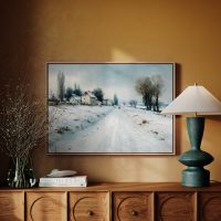 Snowfall Canvas Grain 01