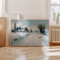 Snowfall Canvas Grain 01