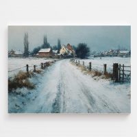 Snowfall Canvas Grain 02