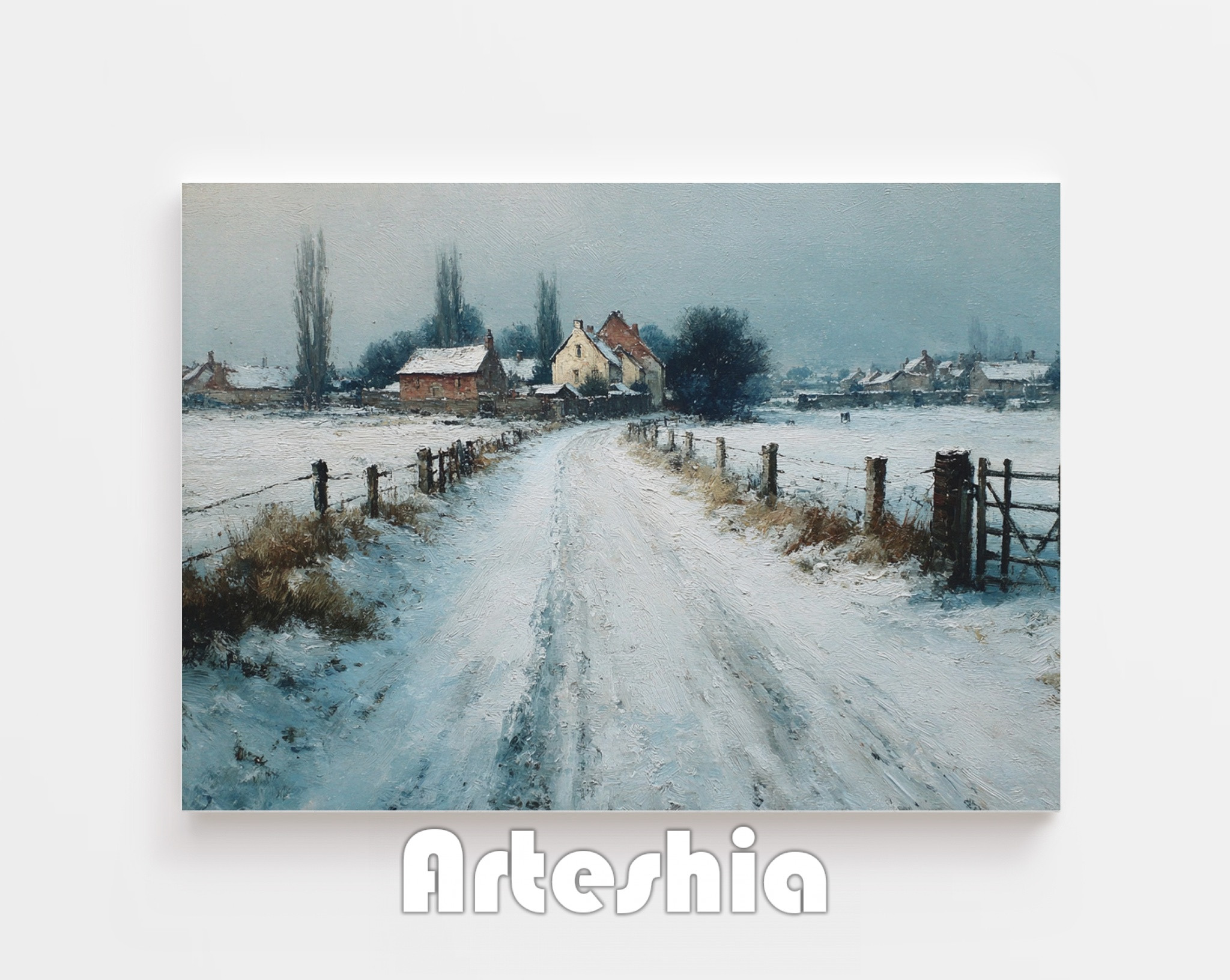 Snowfall Canvas Grain 02
